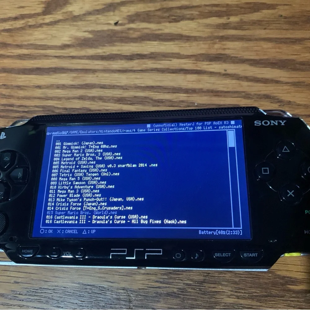 PSP 1000 fat model 128gb With Games